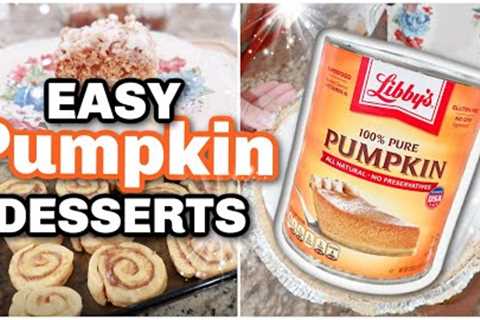 Easy Pumpkin Desserts, Perfect For Fall!!