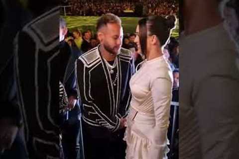 Neymar Jr Balmain fashion festival