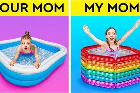 FUNNY PARENTING HACKS AND CRAFTS || Smart Parenting Tricks By 123 GO ! GOLD