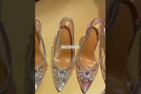 Meesho transparent heels trending2022  transparent shoes #trending #youtubefeed #shortsvideo#fashion