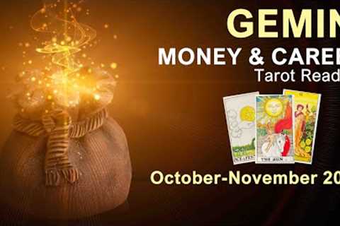 GEMINI MONEY &amp; CAREER TAROT REASONS TO CELEBRATE GEMINI October to November 2022