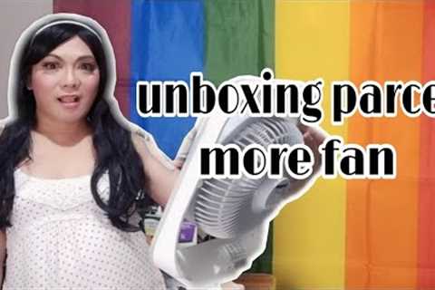 UNBOXING PARCEL MORE FAN  ( Lazada haul ) qween angel