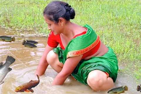 Fish Catching After Cooking। Vetki Vola Fishing Before Heavy Rain