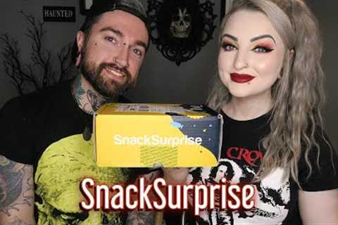 SnackSurprise - Monthly Snack Subscription Box Unboxing &amp; Taste Test!