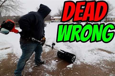 Worst Lawn Care Equipment For Snow Removal [ I Was Wrong ]