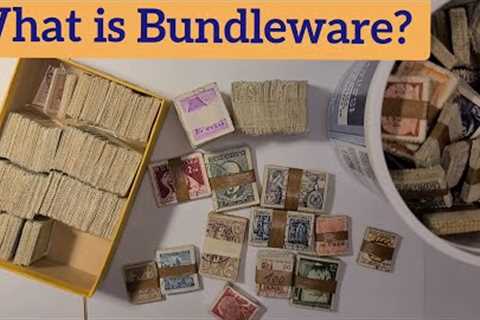 Stamp Collecting Terminology: What Is Bundleware?