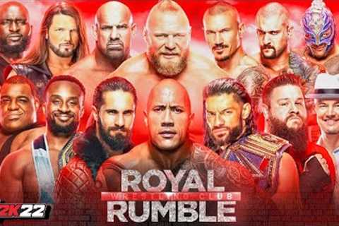 WWE 2K22 Royal Rumble | exclusives &amp; Gameplay ( PS4)