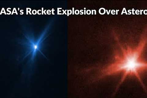 NASA's James Webb And Hubble Space Telescopes Captured Explosion From DART Asteroid Impact