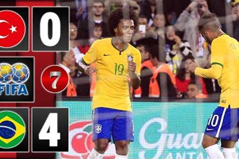 Neymar Jr. Dancing ● Turkey vs Brazil | 0 - 4 | Friendly Match 2014