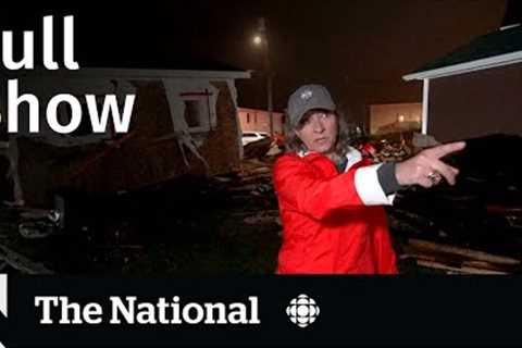 CBC News: The National | Fiona’s destruction, COVID travel rules, Asteroid crash