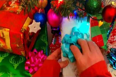 Opening Christmas Gift - ASMR No Talking Video - An Oddly Satisfying Video