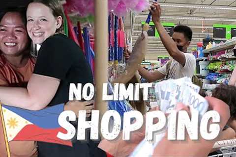 NO LIMIT SHOPPING in the Philippines | HUGE Surprise for a deserving family | HOUSE SWAP Episode 8