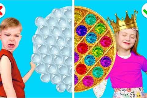 Rich VS Broke - Parenting Hacks || Cool Gadgets and Useful Hacks by Gotcha! Hacks