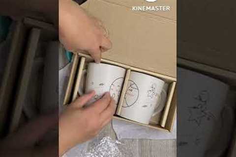 Unboxing my daughter's Anniversary Gift | His &amp; Hers Coffee Mugs | Couples Gifts for Him &amp;..