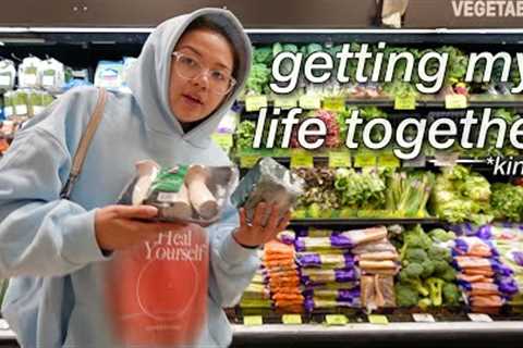 getting my life together vlog... boy drama, cleaning, grocery shopping, working out