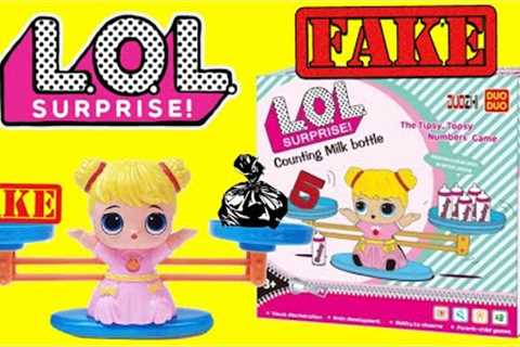 lol surprise what is this? Unboxing weird fake lol surprise toys *real lol vs fake lol* #lolsurprise