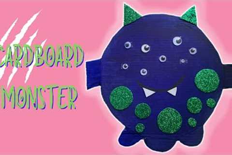 Cardboard Monster Craft - KIDS craft - Craft Ideas