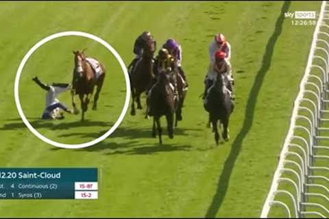 SHOCKING. Christophe Soumillon ELBOWS Rossa Ryan off horse in scary mid-race incident