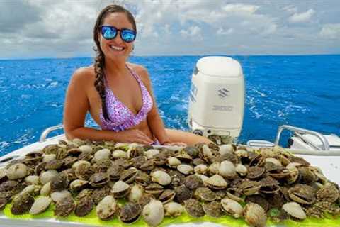 Catching 100's of SCALLOPS while SNORKELING!! Catch, Clean &amp; Cook! Steinhatchee Florida