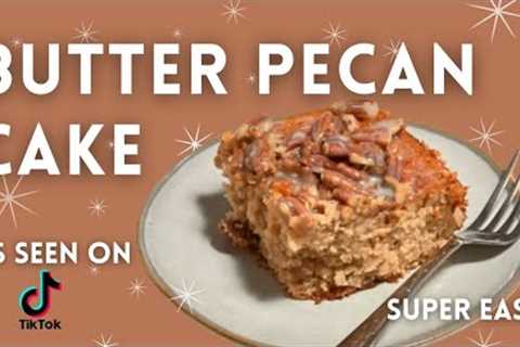 Butter Pecan Cake | Easy Desserts | Ginger Snap Kitchen
