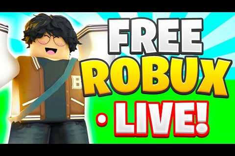 🔴 Giving 1,000 Robux to Every Viewer LIVE! (Roblox Free Robux)