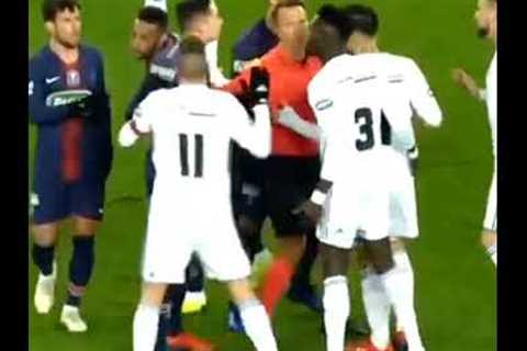NEYMAR ANGRY FIGHT#shortvideo #neymar