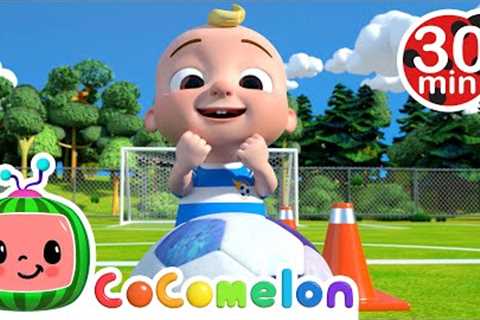 Soccer Song + @Cocomelon- Nursery Rhymes | Fun Cartoons for Kids | Cocomelon