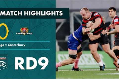 Bunnings NPC 2022 | Round 9 Highlights | Otago v Canterbury