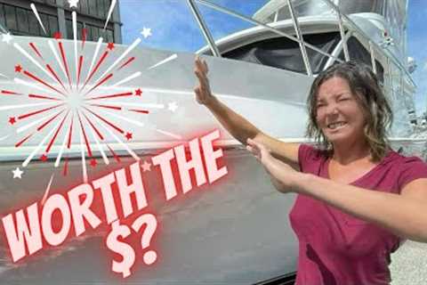 Is Ceramic Coating Worth it on your Yacht? Two year review and refinish.