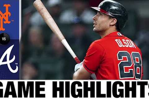 Mets vs. Braves Game Highlights (9/30/22) | MLB Highlights