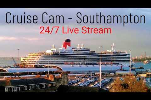 Cruise Cam  - Southampton Cruise Ship Live Stream Shipspotting(24/7) in 4K