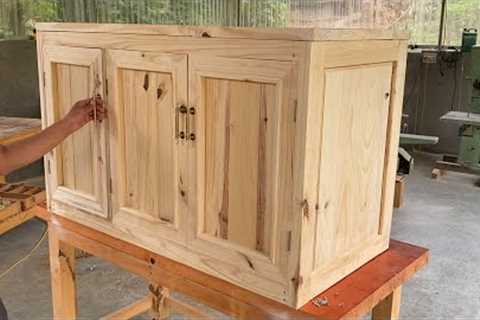 Amazing Interior Woodworking Project // How to Build a Kitchen Sink Base - Kitchen Sinks