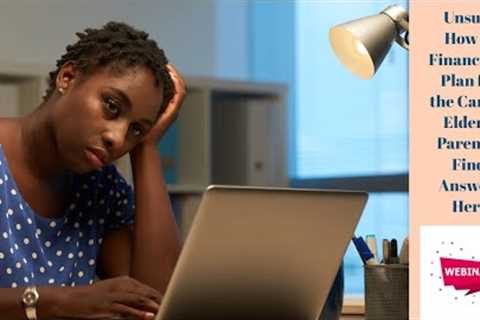 Financial Planning for Elderly Parents