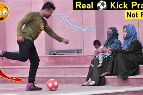 Real Football Kick Prank 😂😂 | Football Scary Kick Prank | Gone Wrong Reaction | @Shainy Khan