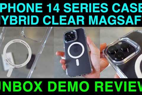 ESR Classic Hybrid Clear MagSafe Case iPhone 14 Series HaloLock Shockproof Unboxing Demo Review