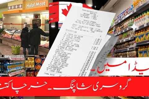 Canada Mey Grocery Shopping - Kharcha Kitna ? Sunny Foodmart - گروسری شاپنگ     ـ خرچا کتنا؟