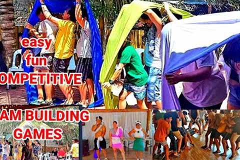 Top 9 TEAM BUILDING GAMES/ SUMMER GAMES/ OUTDOOR GAMES/ easy, competitive and fun.