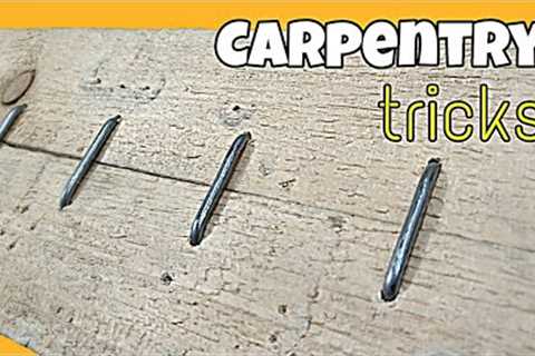 Carpentry Tricks ■ DIY
