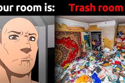 The Rock reacts to Your room : (the rock eyebrow raise)