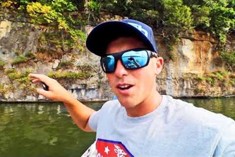 Fishing BLUFF WALLS For Bass In The Fall and Winter Months! (Big Bass)