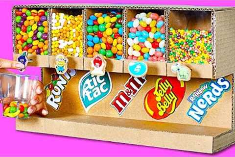 HOW TO BUILD A CANDY MACHINE || 2 Ways to Build a Candy Dispenser