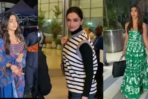 trending photoshoot video airport Pooja Hegde || deepika padukone || rashmika mandana | social media