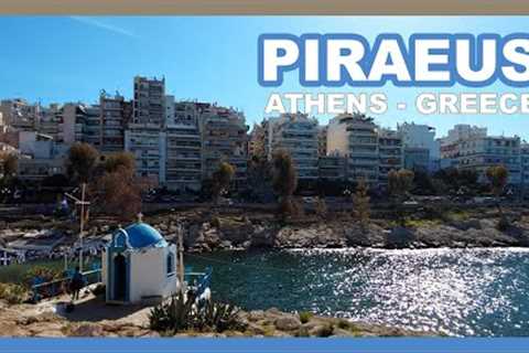 Walking Tour Around PIRAEUS PORT // Sunny Day ATHENS GREECE