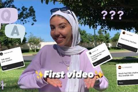 MY FIRST VIDEO 🤍(mon parcours scolaire👩🏻‍🎓📚,my hobbies ❤️,do i love someone 🫣??)