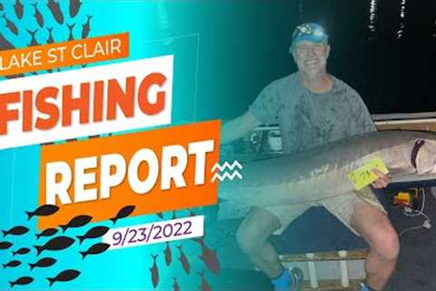 Lake St. Clair Fishing Report 9/23/2022
