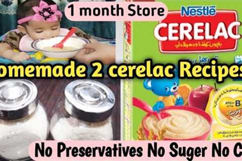 Homemade Baby Cerelac 2 recipes| Excellent Food Option For Busy Moms And Travel