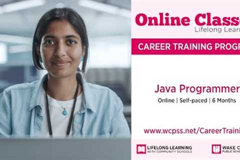 Career Training Certifications:  Java Programmer
