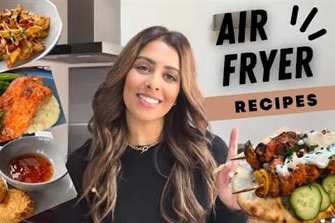 AIR FRYER RECIPES // 4 DELICIOUS THINGS TO MAKE IN YOUR AIR FRYER // NINJA DUAL ZONE AIR FRYER