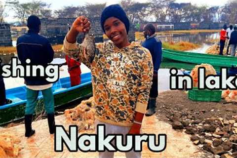 How fishing is done in lake nakuru // day out to L Nakuru