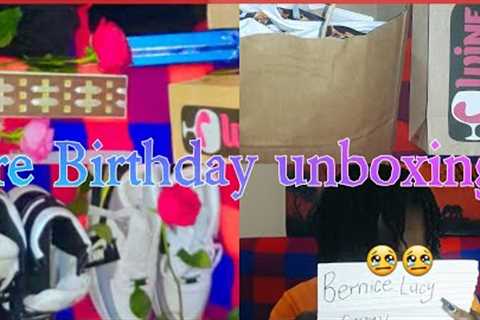 Unboxing my birthday gifts.I can't believe she got me this😂😂❤💕#mustwatch